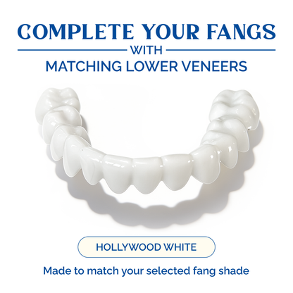 Complete Your Fangs with Matching Lower Veneers