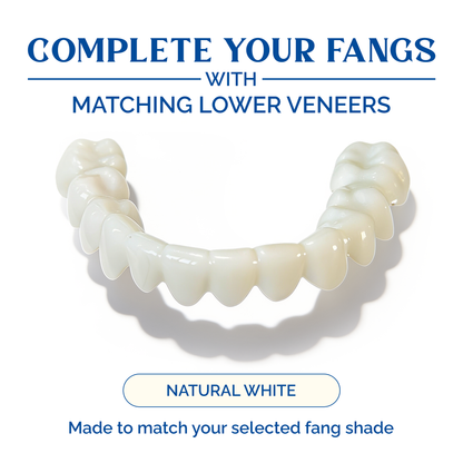 Complete Your Fangs with Matching Lower Veneers