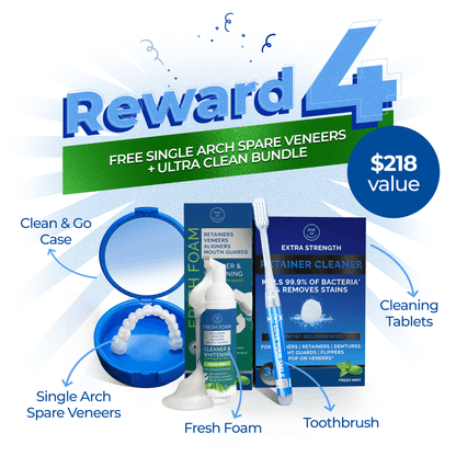 Reward 4 | Spare Veneer | Single Arch + Ultra Clean Bundle - ($218 Value)